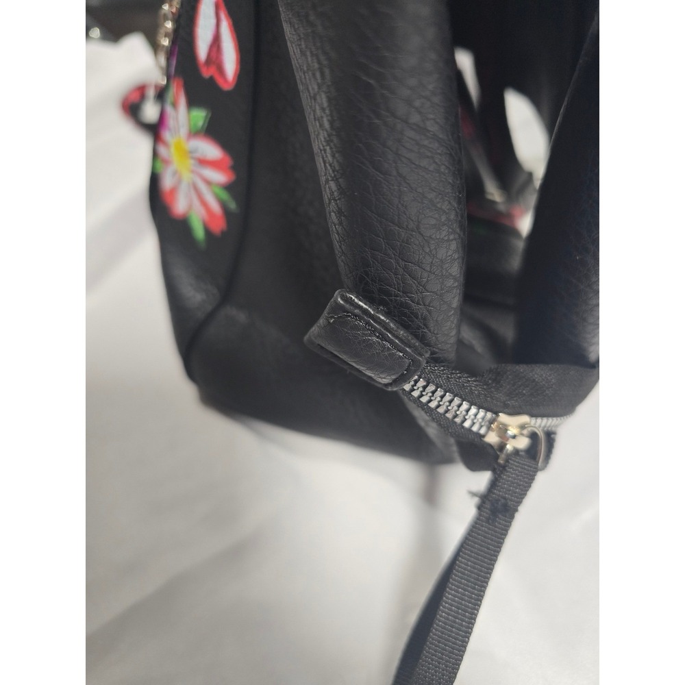 Y2k Ed Hardy Skull Black Floral Tote Bag Floral Skull Tattoo nwt Luggage - Picture 15 of 16